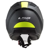 LS2 COOPTER 2 URBANE MAT SİYAH-NEON SARI KASK(GÜNEŞ VİZÖRLÜ) thumbnail 2