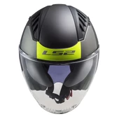 LS2 COOPTER 2 URBANE MAT SİYAH-NEON SARI KASK(GÜNEŞ VİZÖRLÜ) thumbnail 4