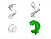 Helezon Kaydırak H200 - 2