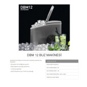 Dijitsu DBM 12 12 kg Buz Makinesi - 1