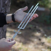 Kamp Ayısı® Sai™ 3'lü Paslanmaz Çelik Büyük Et ve Tavuk Şişi - 1