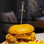 Kamp Ayısı® Sword™ 6 Adet Paslanmaz Çelik Burger Şişi - 1