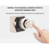 Marelli PUSH karavan ve tekneler için basmalı dolap ve çekmece kilidi - 3