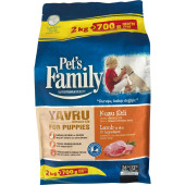 Pets Family Super Premium 2700 Gr Kuzu Etli Yavru Köpek Maması - 1