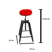 Bar Taburesi Ayarlanabilir - Kırmızı - 1