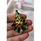 Karnaval Maskesi Broşu - 1