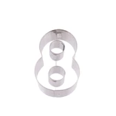 Kek Kurabiye Ve Pasta Kalıbı Metal 8 Sayı Büyük Boy Rakam 8.5 CM - 1