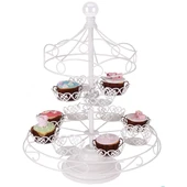 Metal Cupcake Standı Atlıkarınca - 12&apos;Li Kek Standı - 1