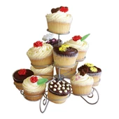 Metal Cupcake Standı 3 Katlı / 13&apos;Lü Kek Standı - 1