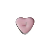 Kalp Tealight Mum Kalp Modeli (50 Adet)  Pembe - 1