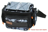 Fujin Black Camo Helper Bag Lrf Spin  Balıkçı Çantası - 17