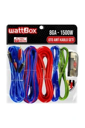 Oto Anfi Kablo Seti Full 8ga 1500w - 1