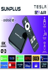 tesla S4 AIR wifi 6 4gb-ram /32gb hafıza android 12 tv box - 1