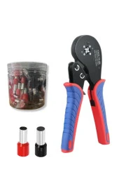 Kablo Yüksük Sıkma Pensesi VXC9 16-4 ve 150 Adet Yüksük Tek Boy - 1