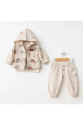 Çadır Baskı Montlu Takım Kırmızı thumbnail 1