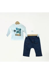 Balıksırtı Yelekli Takım Lacivert thumbnail 2