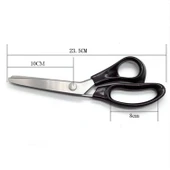 Zikzaklı Kesim Makası Desenli Tırtıklı Oya Ve Terzi Makası 23 CM - 3