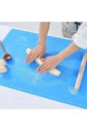 45x65 Cm Büyük Boy Silikon Hamur Matı Silikon Hamur Açma Matı  Bpa Içermez - 2
