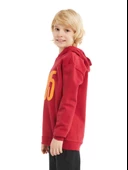 Galatasaray Orijinal 1905 Baskılı Kapüşonlu Kırmızı Çocuk Sweat  C232156 - 4
