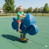 Çocuk Oyun Elemanı, Yaylı Oyuncak, Motor Zıp Zıp thumbnail 1