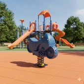 Çocuk Oyun Elemanı, Yaylı Oyuncak, Motor Zıp Zıp thumbnail 4