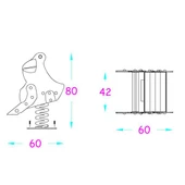 Çocuk Oyun Elemanı, Yaylı Oyuncak, Kurbağa Zıp Zıp - 2