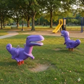 Çocuk Oyun Elemanı, Yaylı Oyuncak, Dinazor Zıpzıp thumbnail 3