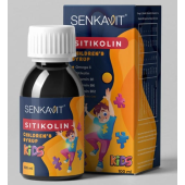 Senkavit Kids Sitikolin + Omega 3 + Vitamin B1 B6 B12 İçeren 100 ml Şurup - 1