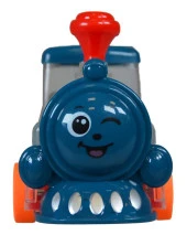 Ctoy Işıklı Sesli Şeffaf Tren Mavi - 1