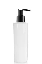 5 Adet Sert Plastik Boş Siyah Sıvı Sabun Pompalı Şişe 250 Ml - 1