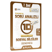 7. Sınıf Sosyal Bilgiler Soru Analizli 10+1 Deneme Puan Yayınları - 1