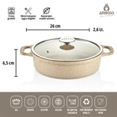 Amboss Montana 3 Parça Granit Set (Cappucino) - 3