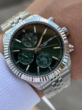 U.S.POLO ASSN Çelik Kordon İç Fonksiyonları Aktif 5 Atm Suya Dayanıklı Erkek Kol Saati USPA.1054.B02 - 1