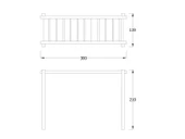 Ahşap Spor Aletleri, Yatay Merdiven - 2