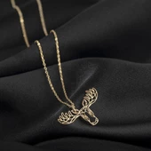 925 Ayar Gümüş Geyik Kafası Kolye Özel Seri thumbnail 1