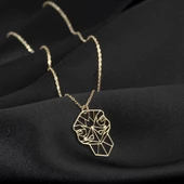 925 Ayar Gümüş Deve Kuşu Figürlü Kolye Özel Tasarım thumbnail 1