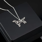 925 Ayar Gümüş Bull Teriyer  Köpek Kolye Özel Tasarım thumbnail 2