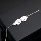 925 Ayar Gümüş Boks Eldiveni Harf Kolye Özel Tasarım thumbnail 1