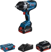 Bosch Professional GDS 18V-1000 (2 x 5.0 Ah; L-Boxx) Akülü Darbeli Somun Sıkma Makinesi - 1