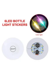 Parti Led Şişe Bardak Etiketi 6cm 6 LED’li 7 Renk + Renk Döngüsü - 10
