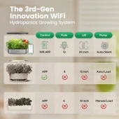 LetPot LPH-SE Topraksız Yetiştirme Sistemi, 12 Pods Akıllı Bitki Bahçe Seti - 2