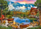 1500 Parça Dağ Gölü 22036 Ks Games Puzzle - 1