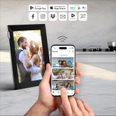 Nixplay 10.1 Inc WiFi Özellikli Dijital Dokunmatik Ekran Resim Çerçevesi - Siyah - 4