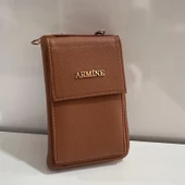 Armine Bayan Çanta Düz Renk Taba AR26510 - 1