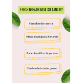 FRESH BREATH 8 KUTU 90'lı Ağız Kokusu Önleyici, Nefes Temizleyici (Soğan, sarımsak yok edici) - 6