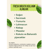 FRESH BREATH 8 KUTU 90'lı Ağız Kokusu Önleyici, Nefes Temizleyici (Soğan, sarımsak yok edici) - 7