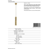 AVONNI AV-1756-1E Eskitme Kaplama Modern Avize - 2