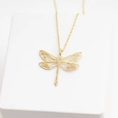 925 Ayar Gümüş Yusufçuk Kolye Özel Tasarım thumbnail 3