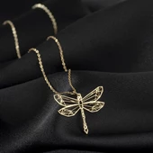 925 Ayar Gümüş Yusufçuk Kolye Özel Tasarım thumbnail 2