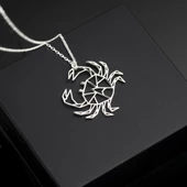 925 Ayar Gümüş Yengeç Kolye Özel Tasarım thumbnail 1